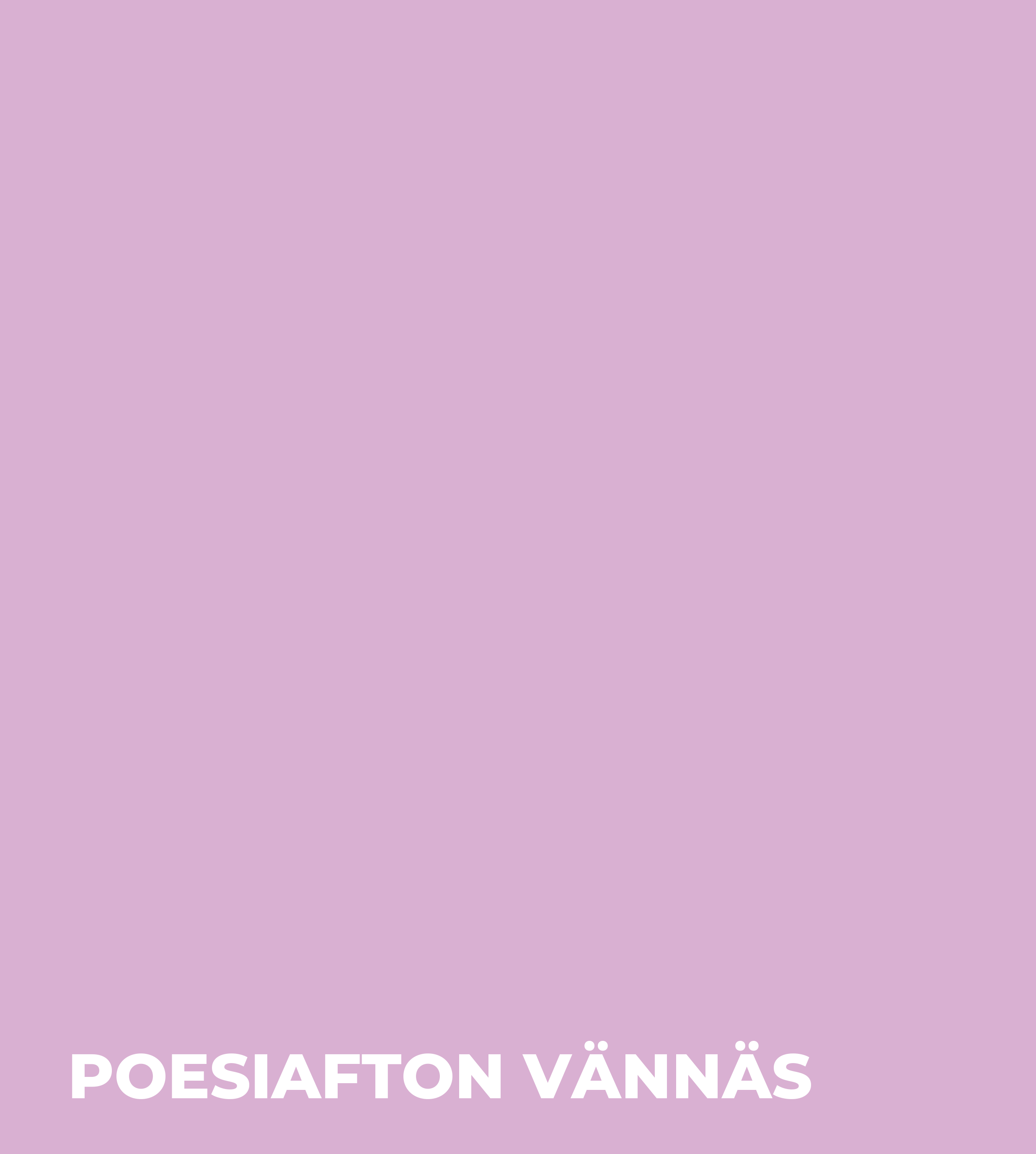 Poesiafton Vännäs