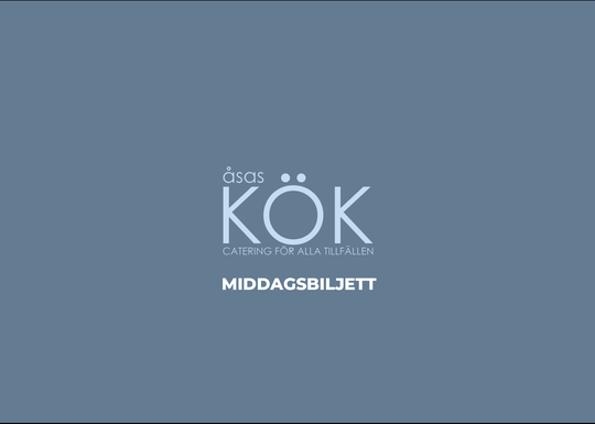 Åsas kök middagsbiljett